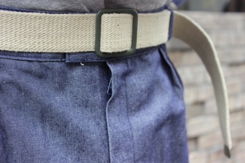 【DEAD STOCK】 \"FRENCH MILITARY CANVAS BELT\" & \"UK MILITARY 止血ベルト\" ご紹介_f0191324_08301245.jpg