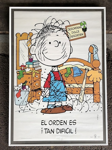 1970 S Pigpen ピッグペン ヴィンテージポスター スヌーピー ｒｉｒｉｅ リリィ