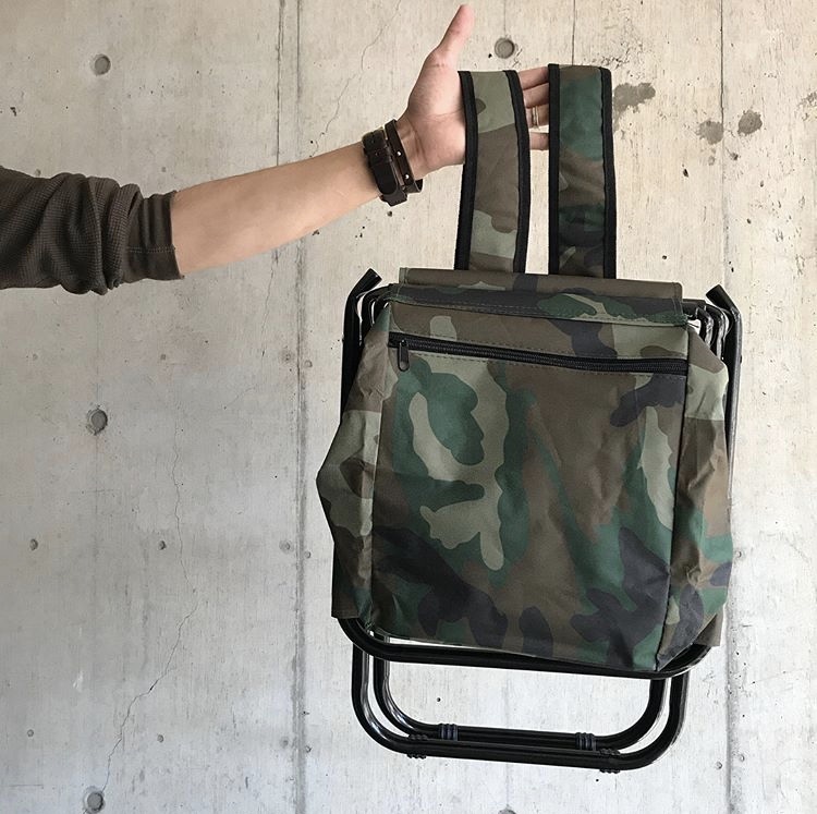 CAMO BACKPACK FOLDING CHAIR 再入荷_e0228408_17212688.jpg