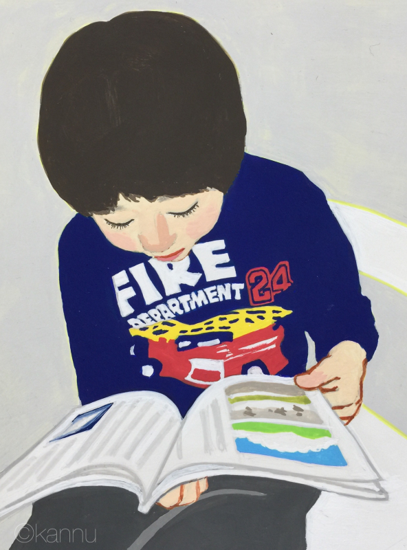 今日の小学生／本を読む小学生_c0385430_11125732.jpeg