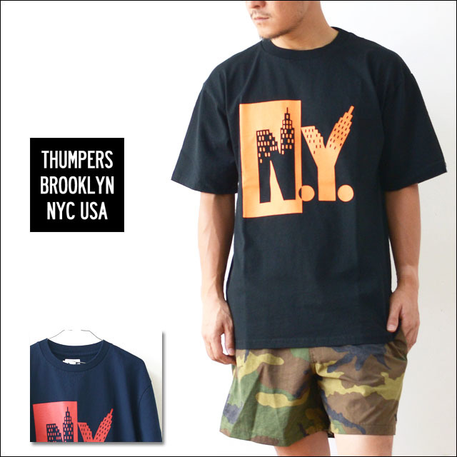 THUMPERS[サンパーズ] NY S/S TEE [TH-RE-004] ニューヨーク ショートスリーブ Tシャツ／MEN\'S _f0051306_12534244.jpg