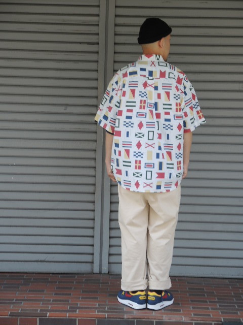 USED DOCKERS CODE FLAG SHIRT！！_d0367472_19080127.jpg