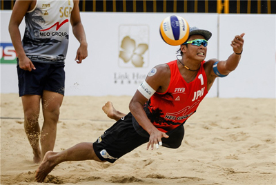 金栄堂サポート:ビーチバレーボールプレーヤー・長谷川徳海選手 World Tour 2star Singaporeご報告&インプレッション!_c0003493_09155777.jpg