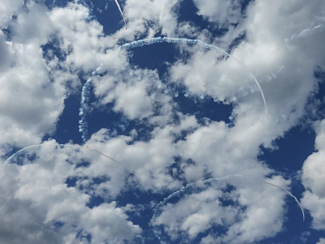 青空に舞うブルーインパレス　～松島沖～_f0346196_16463460.jpg