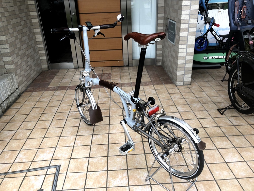 BROMPTON マッドガードフラップ装着！ : カルマックス タジマ
