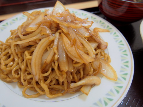 焼きそばと半チャーハンのBセット:大十食堂(平川市)*津軽百年食堂_b0147224_22261968.jpg