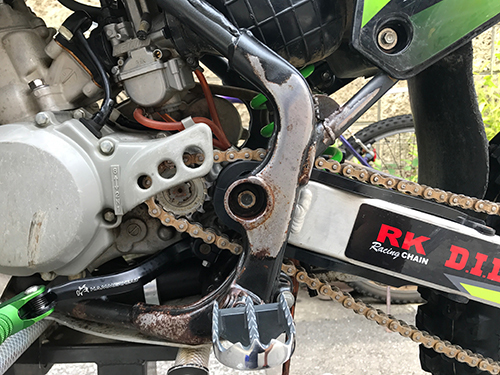 WORKS CONNECTIONのフレームガード(KX85)_a0170631_17371141.jpg