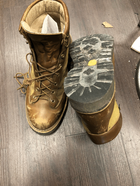 Danner ダナー ライト オールソール修理 キズ補修 靴とバッグの修理店グレイズブラン