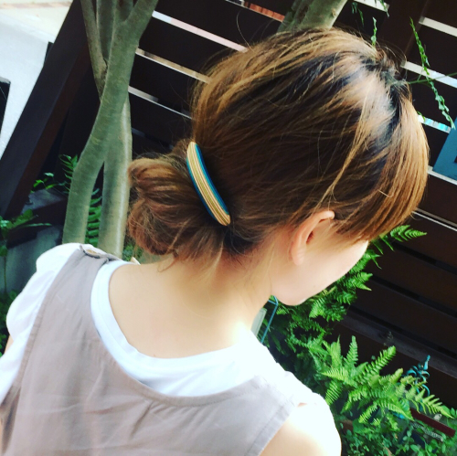 スケートボードバレッタヘアアレンジ 髪の毛多い方必見です Happy Jam Party