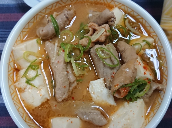 6/28夜勤明け アサヒ生ビール & だるま食堂 もつ煮中辛_b0042308_15200515.jpg