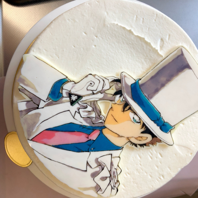 名探偵コナン 怪盗キッドのキャラチョコ ケーキ 幸せなトカゲ おもにケーキをつくってます