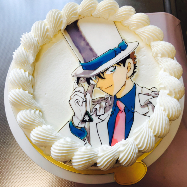 名探偵コナン 怪盗キッドのキャラチョコ ケーキ 幸せなトカゲ おもにケーキをつくってます