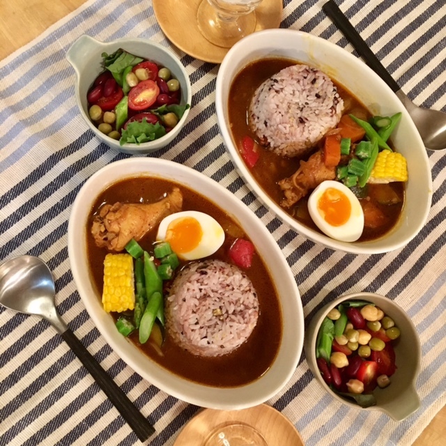 summer curry 梅雨明け!_a0165160_20551627.jpg