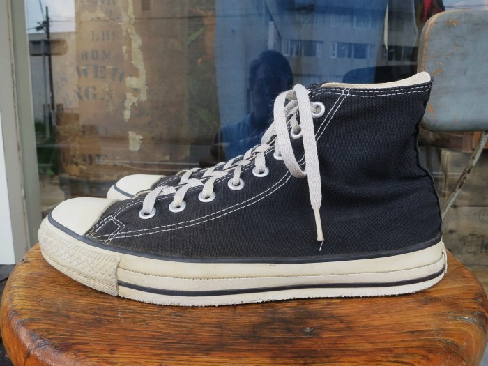 90\'s　Made　in　U.S.A.　CONVERSE　ALL　STAR　HI　BLACK　アメリカ製　コンバース　黒　ブラック_e0187362_10320992.jpg