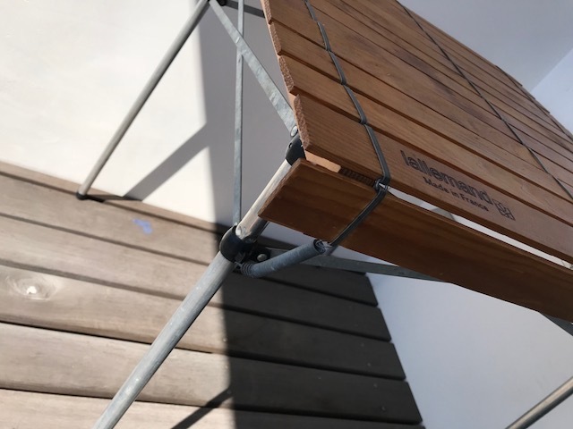 Lallemand wood table ・ France / キャンプ用ウッドロール