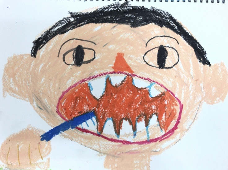 年中 大きな顔 制作 小学校受験絵画制作対策 東西線浦安駅徒歩２分の絵画教室 Atelier創 アトリエ ソウ のブログ