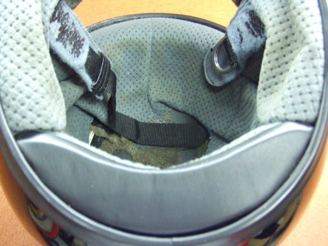 SHOEI RF-α ヘルメットリペア Helmet Repair  ヘルメット修理店 ニコニコモーター_f0348723_04103049.jpg