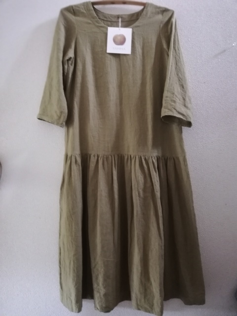 リネン切り替えワンピース／ヤンマ産業 : 器ギャラリー あ・でゅまん