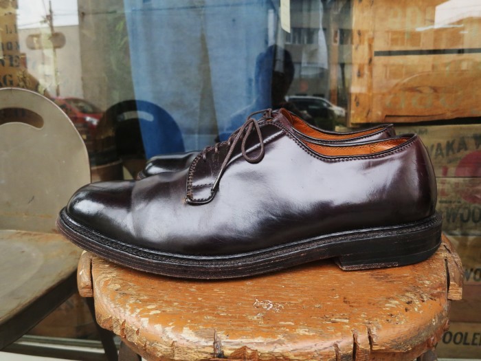 Aleden No8 Cordovan Plain-Toe オールデン コードバン Aleden No8 Cordovan Plain-Toe オールデン コードバン