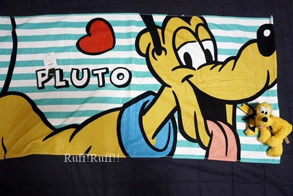 グッズ プルートのタオル ｒｕｆｆ ｒｕｆｆ Pluto Love