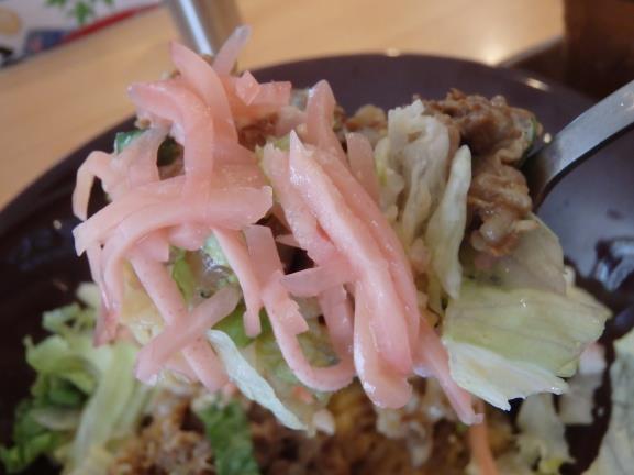 すき家のシーザーレタス牛丼 豊中曽根店_c0118393_11390317.jpg