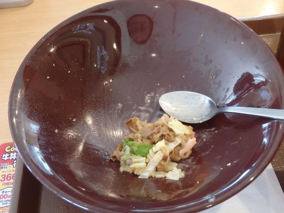 すき家のシーザーレタス牛丼 豊中曽根店_c0118393_16041654.jpg