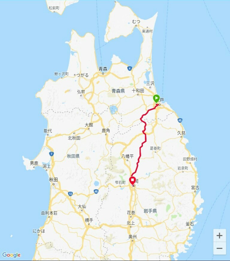 72日目【八戸−盛岡】北緯45度は冬だったけど、40度は真夏でした!_e0201281_20465291.jpg