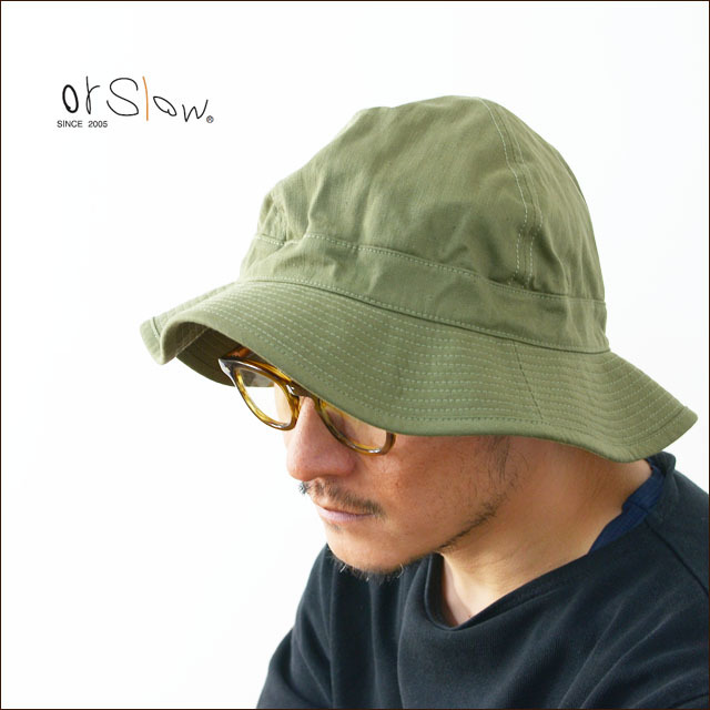 orslow[オアスロウ] US ARMY HAT GREEN WITH EYELET [03-001-16A] ユーエスアーミーハット MEN\'S/LADY\'S_f0051306_09185090.jpg