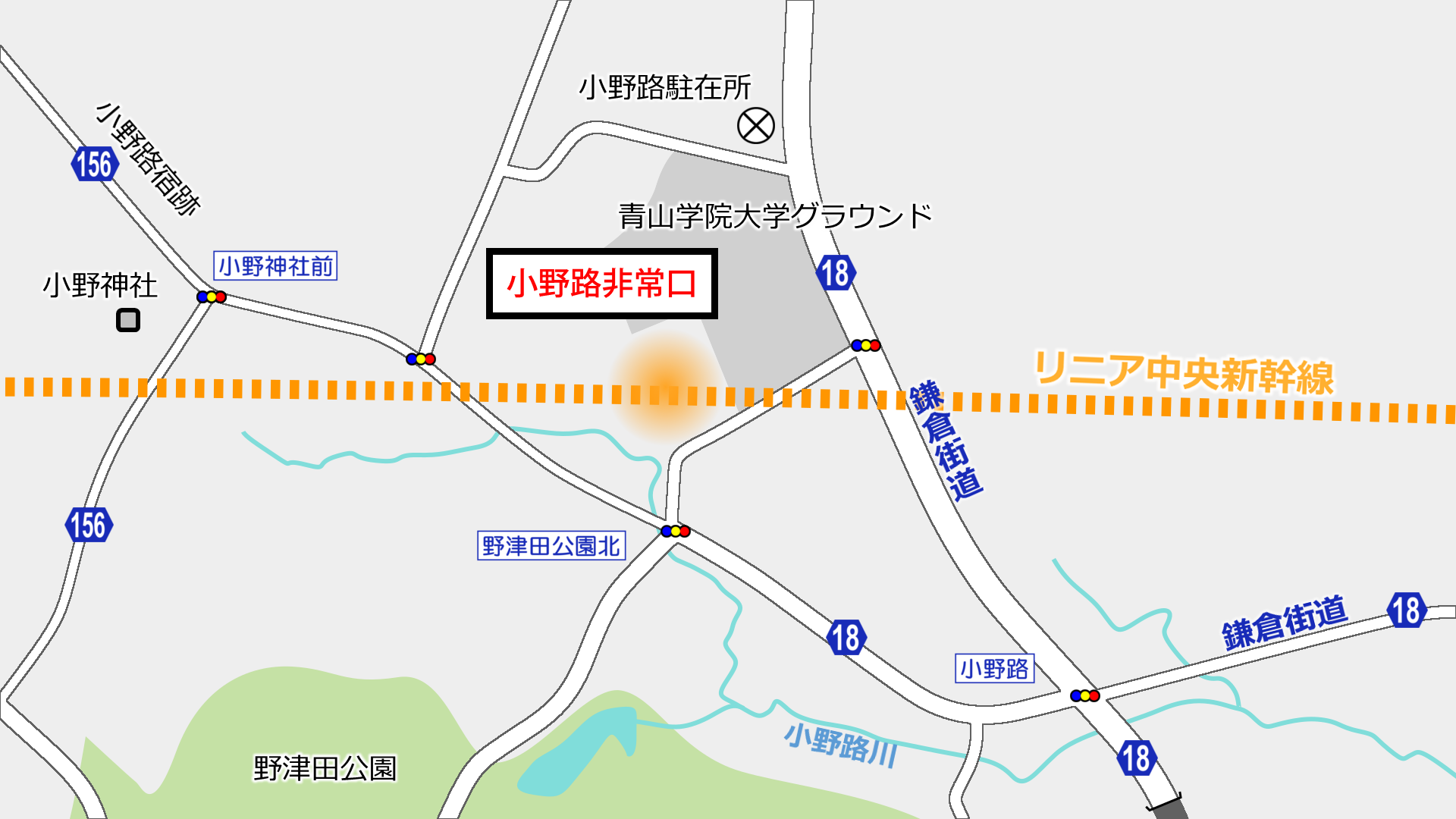 リニア中央新幹線 町田市小野路非常口に円形の構造物が出現?_a0332275_00595649.png