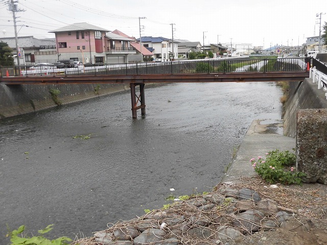 小潤井川の改修工事の一環で、旧国1の津田橋架け替え工事が始まった_f0141310_07534037.jpg