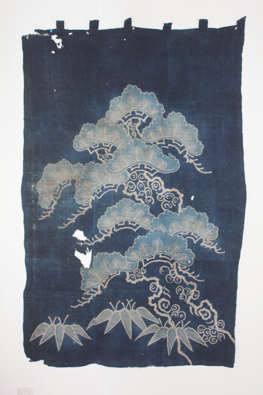 古布　木綿　紙縒り　筒描　Japanese Antique Textile Koyori-paper Tsutsugaki_c0325097_1355460.jpg