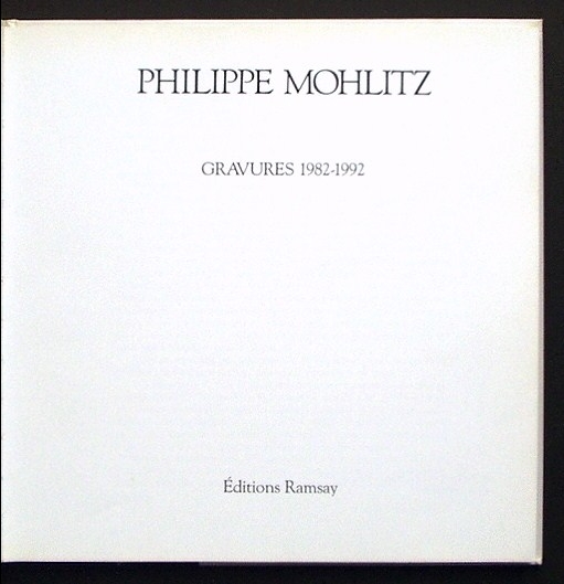 フィリップ・モーリッツの画集「Mohlitz Gravures et Dessins