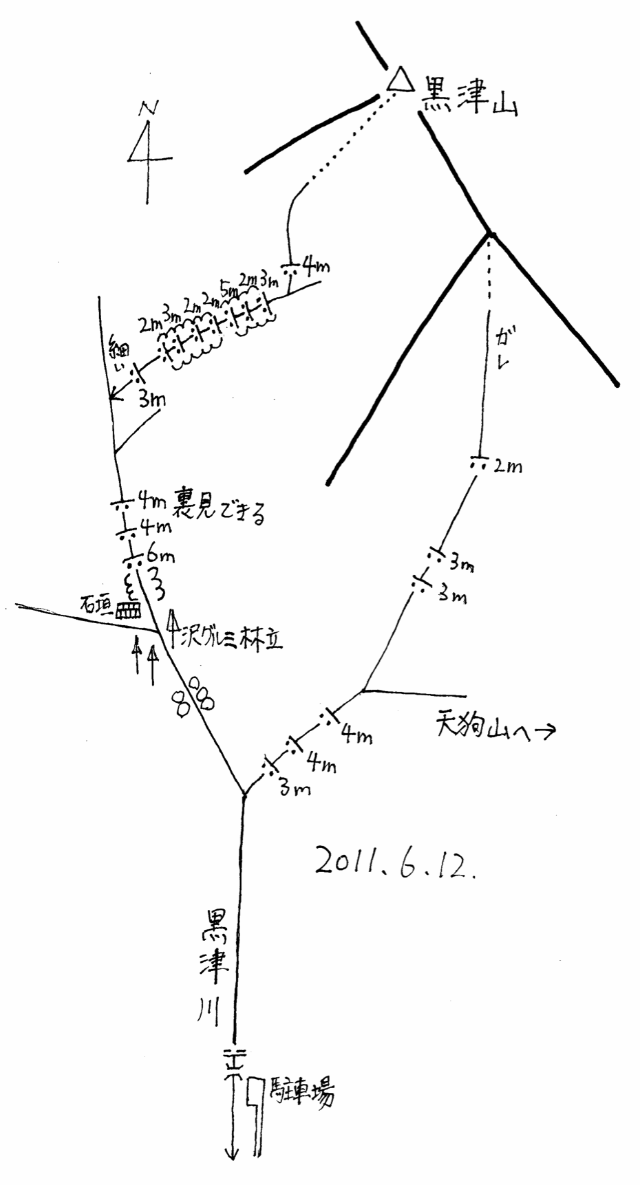 天狗山(黒津山)、沢登りの記録_c0359615_14524515.gif