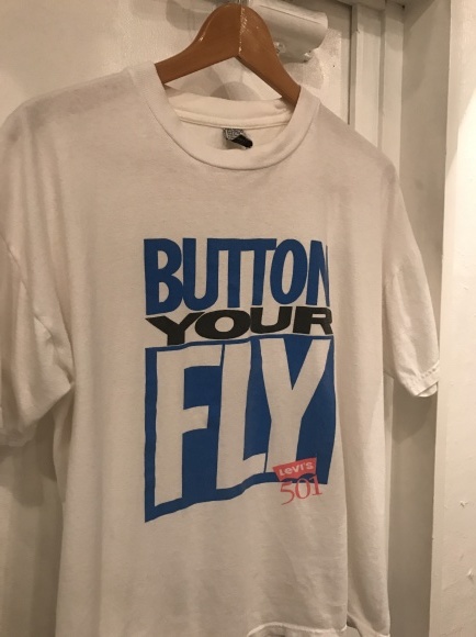 1990s LEVIS ”BUTTON YOUR FLY” T-SHIRT 
