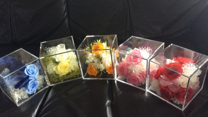 新商品 プリザーブドフラワー紅鶴 千葉市中央区登戸の手作りのお花屋さん