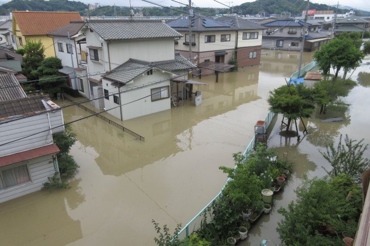 福山市 大雨被害が深刻です ひろ子ワールド