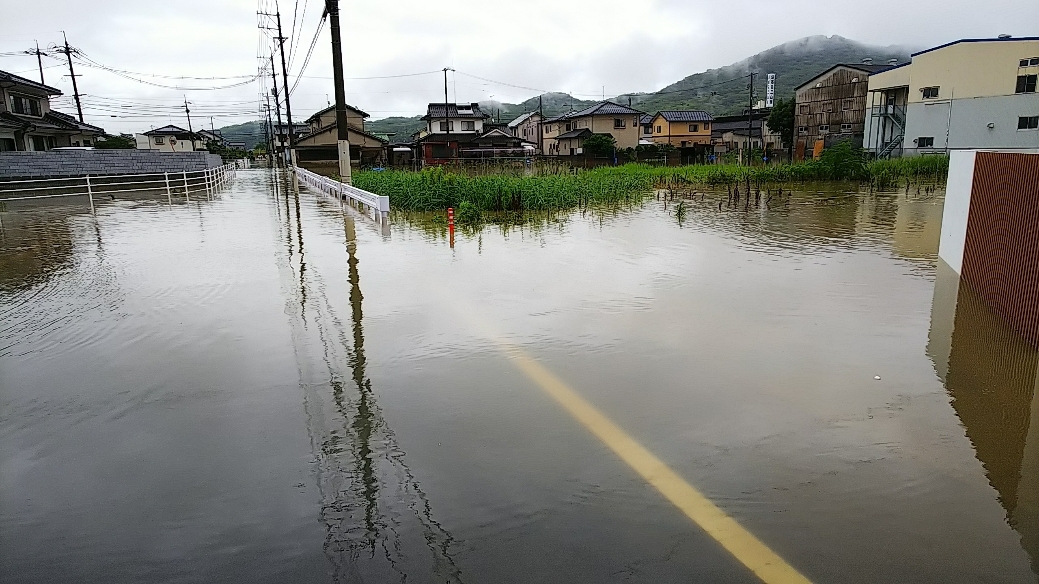 福山市 大雨被害が深刻です ひろ子ワールド