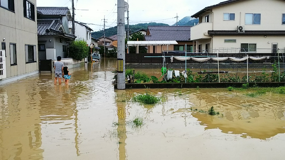 福山市 大雨被害が深刻です ひろ子ワールド