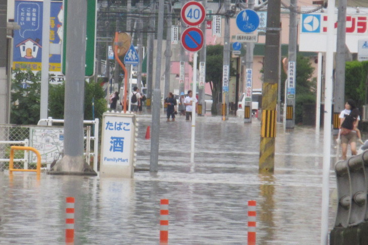 福山市 大雨被害が深刻です ひろ子ワールド