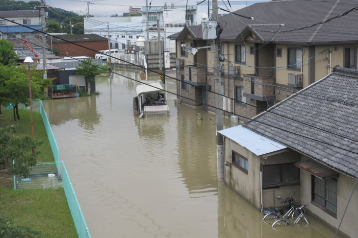 福山市 大雨被害が深刻です ひろ子ワールド