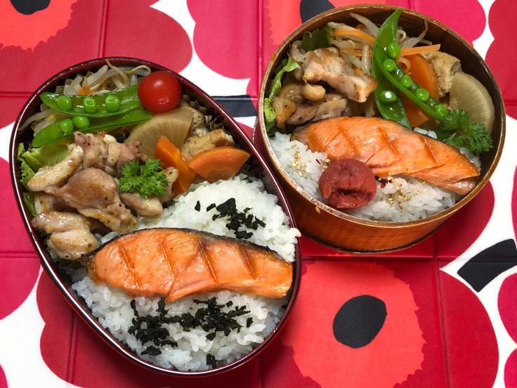 焼鮭弁当 子供弁当 日だまりカフェ 焼鮭弁当 子供弁当 日だまりカフェ