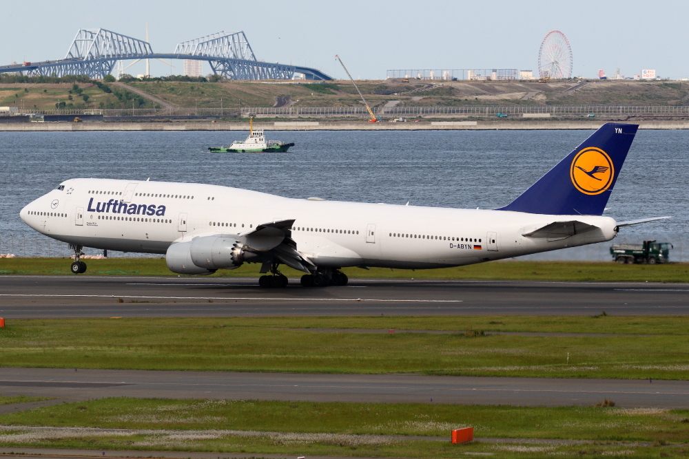 18 春の羽田空港 その16 ルフトハンザドイツ航空 47 8のテイクオフ 南の島の飛行機日記