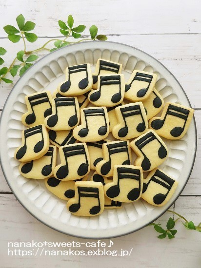 音符のクッキー Nanako Sweets Cafe 音符のクッキー Nanako Sweets Cafe