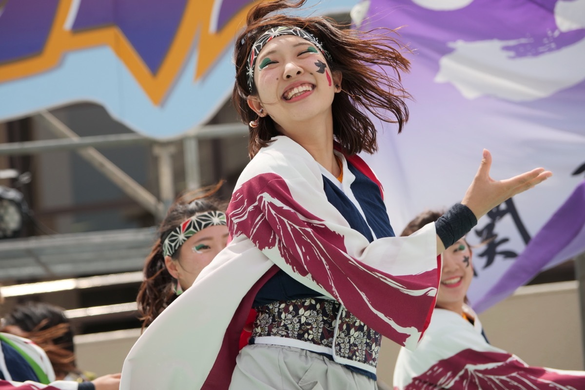 ２０１８加古川踊っこまつり1日目その１０ 関西大学学生チーム 漢舞 ヒロパンのよさこいライク N Vanライフ