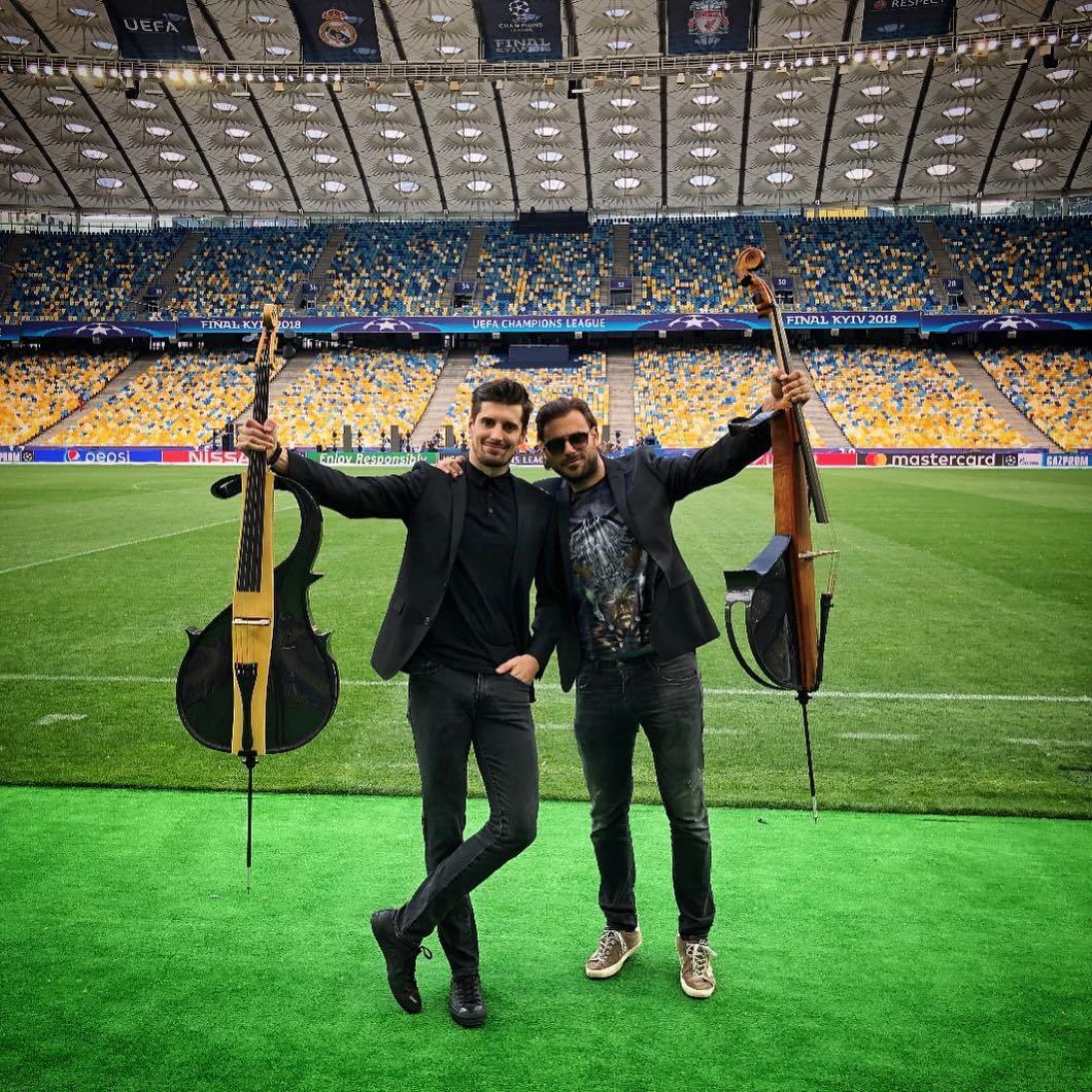 2CELLOS performance at the 2018 UEFA Champions League Final 