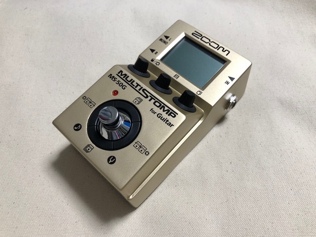 ZOOM MS-50G  限定色ゴールド　アンダープレート付き ZOOM MS-50G & MS-60B のリミテッドカラー「Gold / Black」が