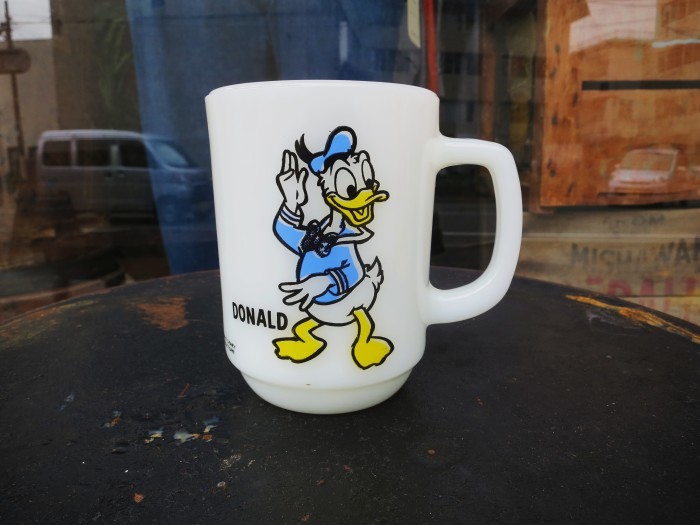 Fire　King　Disney　Mug　DONALDS　+　店休日のお知らせ　‼　!!_e0187362_12013192.jpg