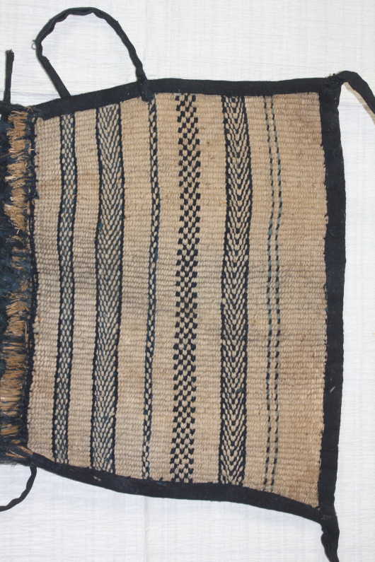 古布　木綿　紙縒り 脚絆　Japanese Antique Textile Koyori-paper Kyahan_c0325097_16484526.jpg