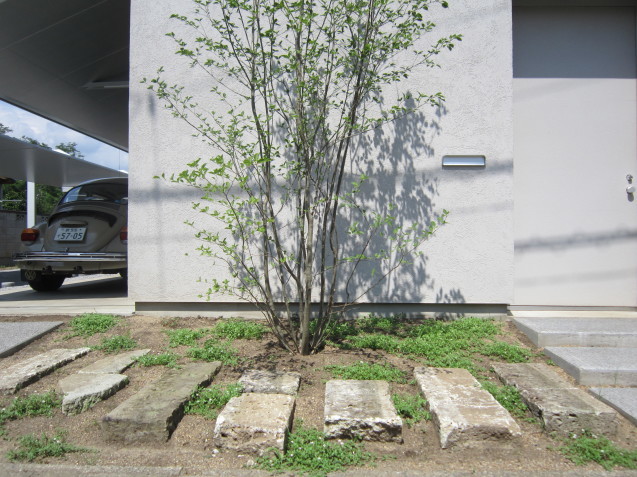 群馬県桐生市外構エクステリア工事 M邸 植栽施工して完成 群馬県太田市の外構エクステリアおしゃれなお庭のご提案 群馬県桐生市外構エクステリア工事 M邸 植栽施工して完成 群馬県太田市の外構エクステリアおしゃれなお庭のご提案