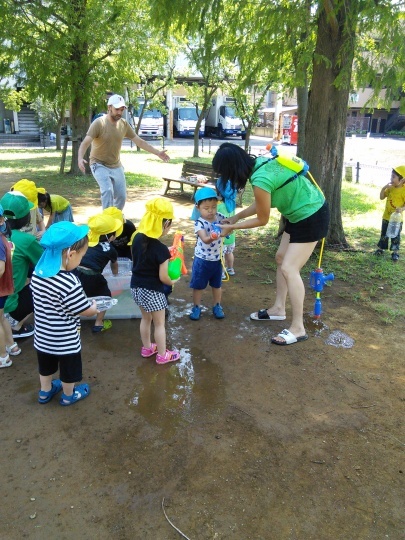 水遊び！_e0351952_12262164.jpg